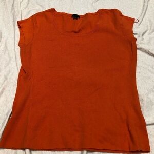 Ann Taylor Factory Orange Sweater Top